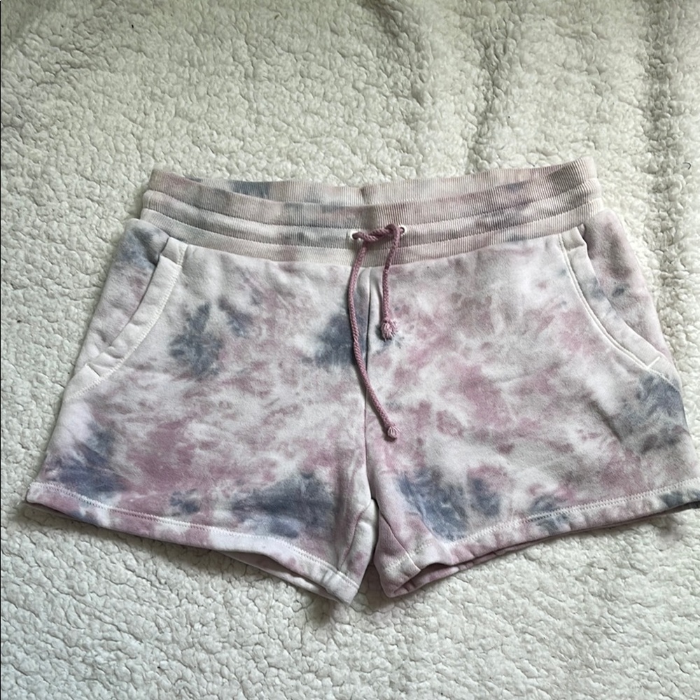Goodthreads Pastel Tie-Dye Athletic Shorts with Elastic Waistband